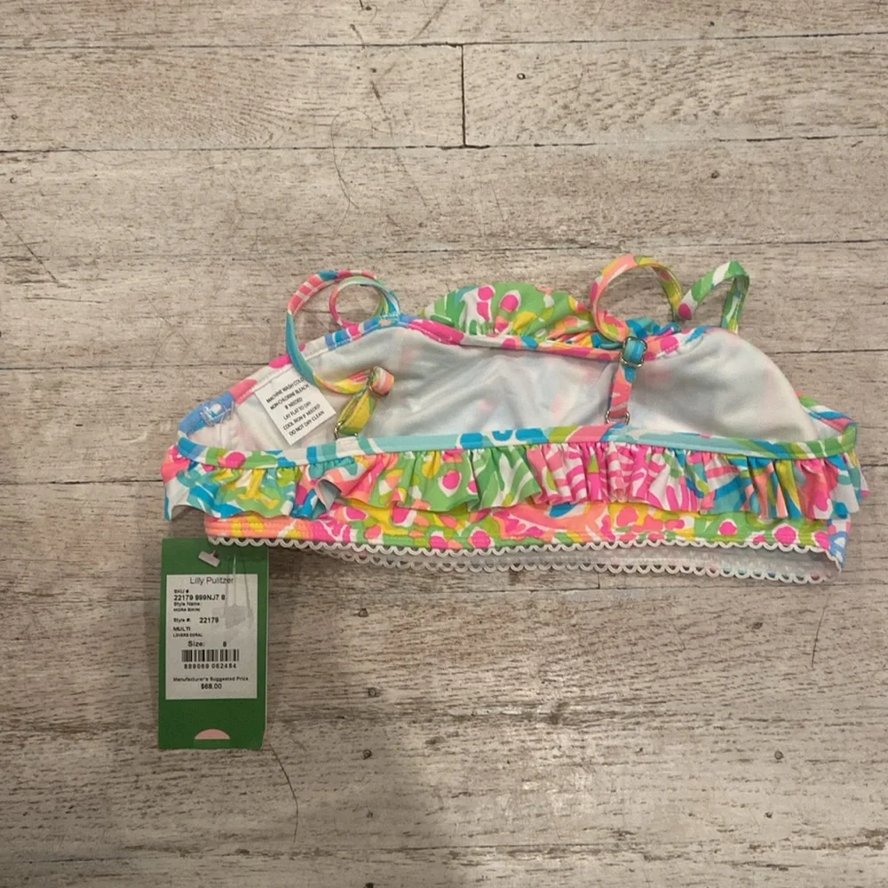 lilly pulitzer Mora Bathing suit top size 8 new with tags. - Picture 3 of 8
